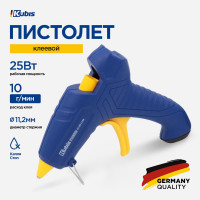 Клеевой пистолет KUBIS 25(200) Вт, 11.2 мм, 10 г/мин, 190 хС 01-05-1120