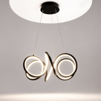 Подвесной светильник MAYTONI Curve Алюминий Черный MOD241PL-L60BK