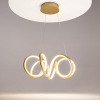 Подвесной светильник MAYTONI Curve Алюминий Латунь MOD241PL-L60BSK