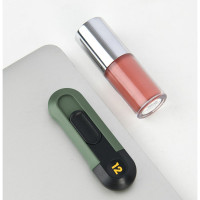 Технический строительный канцелярский нож DELI "Home Series Green" HT4007L ширина лезвия 12мм, эксклюзивный дизайн, корпус из высококачественного софттач пластика 151596
