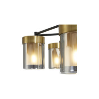 Подвесной светильник Freya Lora Черный и Латунь Металл FR5432PL-06BBS