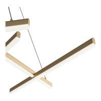 Подвесной светильник MAYTONI Line Алюминий Матовое Золото MOD016PL-L80GK