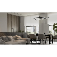 Подвесной светильник MAYTONI Line Алюминий Черный MOD016PL-L80BK