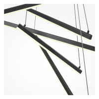 Подвесной светильник MAYTONI Line Алюминий Черный MOD016PL-L96BK