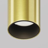 Встраиваемый светильник MAYTONI Focus T LED 6W Алюминий Черный и Латунь C141RS-L125-6W4K-BBS