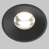 Встраиваемый светильник MAYTONI Round LED 12W Алюминий Черный DL058-12W-DTW-B