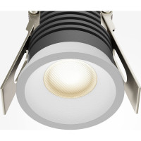 Встраиваемый светильник MAYTONI Mini LED 7W Алюминий Белый DL059-7W3K-W