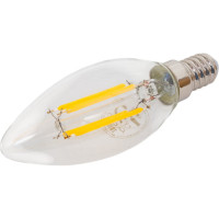 Светодиодная филаментная лампа HOROZ ELECTRIC FILAMENT CANDLE-4 4W 4200K E14 220-240V 001-013-0004 HRZ00002158