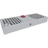 Модуль вентиляторный потолочный NTSS 2 элемента, без термостата, для настенных шкафов W, WS, LIME, серый RAL 7035 NTSS-SWFAN2/6-8-10