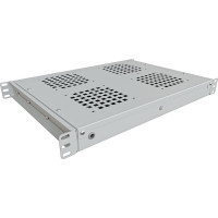 Модуль вентиляторный NTSS крепление на 19 1U, 4 элемента, электронный термоконтроллер, цифровой термодатчик, серый RAL 7035 NTSS-FAN4/19T