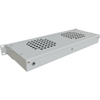 Модуль вентиляторный NTSS крепление на 19 1U, 2 элемента, электронный термоконтроллер, цифровой термодатчик, серый RAL 7035 NTSS-FAN2/19T