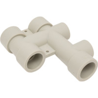 Распределительный блок TEBO PPR, 25x20, серый 031091801