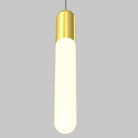 Подвесной светильник MAYTONI Mist LED 12W алюминий и стекло Латунь P101PL-L500-12W3K-BS