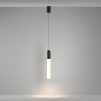 Подвесной светильник MAYTONI Mist LED 12W алюминий и стекло Черный P101PL-L500-12W3K-B