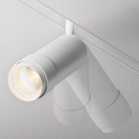 Трековый светильник MAYTONI Focus Zoom LED 12W Алюминий Белый TR211-1-12W3K-Z-W