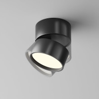 Потолочный светильник MAYTONI Onda LED 12W алюминий Черный C024CL-12W3K-B-1