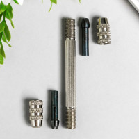 Мини-дрель ручная с двумя цанговыми патронами Micron RMD-01 420397