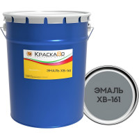 Эмаль КраскаВо ХВ-161 серая, 25 кг 4620105772648