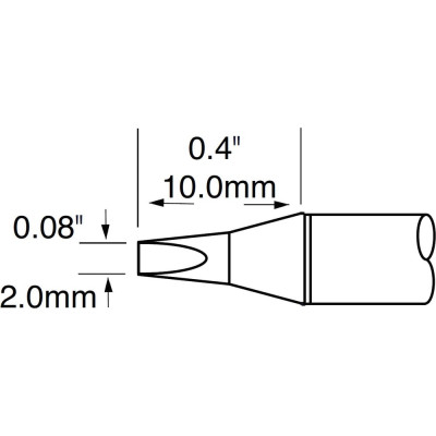 Картридж-наконечник для MFR-H1 METCAL SFP-CH20