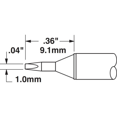 Картридж-наконечник для CV/MX METCAL CVC-6CH0010S