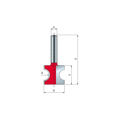 Полукруглая фреза FREUD PRO 82-10408