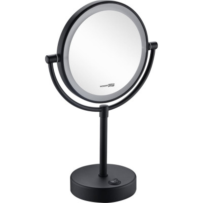 WasserKraft Зеркало с LED-подсветкой двухстороннее K-1005BLACK