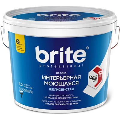 Интерьерная моющаяся краска BRITE PROFESSIONAL О02241