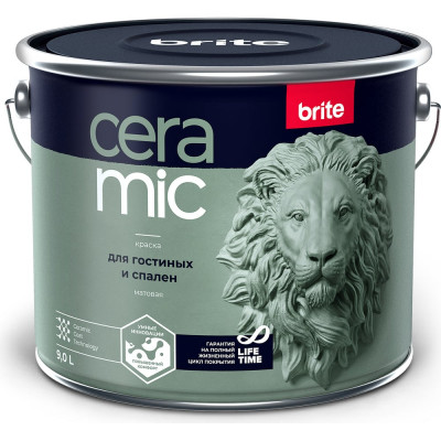 Краска для гостиных и спален BRITE CERAMIC О04588