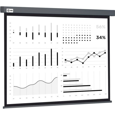 Настенно-потолочный рулонный экран Cactus Wallscreen CS-PSW-180x180-SG 1678323