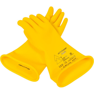 Диэлектрические перчатки Ansell Electrician E016Y-10
