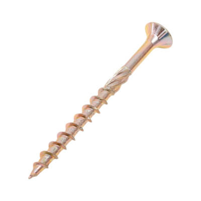ЕВРОПАРТНЕР Шуруп конструкционный для дерева с фрезой, потай, ж/п Torx 25 5,0x60 + бита (75 шт.) B3 0039