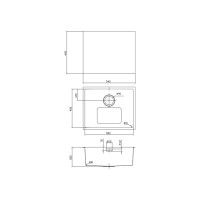 Мойка для подстольного монтажа IDDIS Edifice V20W785i87