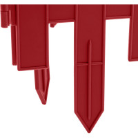 Декоративный забор PALISAD Ампир 28х300 см, терракотовый 65015