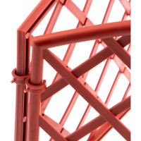 Декоративный забор PALISAD Плетенка 24х320 см, терракотовый 65026