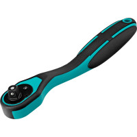 Ключ-трещотка 3/8", 72 зуба, с быстрым сбросом, CrV, 2-х компонентная рукоятка STELS 14029