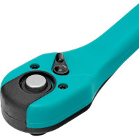 Ключ-трещотка 3/8", 72 зуба, с быстрым сбросом, CrV, 2-х компонентная рукоятка STELS 14029