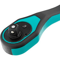 Ключ-трещотка 3/8", 72 зуба, с быстрым сбросом, CrV, 2-х компонентная рукоятка STELS 14029