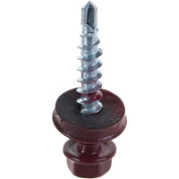 Кровельный саморез, красное вино Крепежная техника 4,8х29 RAL 3005 250шт 420306 БК