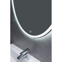 Зеркало круглое со встроенным светильником и сенсорным выключателем BelBagno SPC-RNG-800-LED-TCH