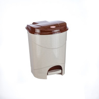 Контейнер для мусора с педалью IDEA 11 литров М 2891 Беж.мрамор