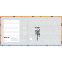 Папка-регистратор BERLINGO Pineapple 70 мм, крафт-бумага, с рисунком ATk_70403