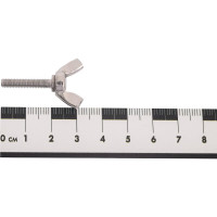 Винт-барашек КРЕП-КОМП американский тип, нержавейка, DIN 316, А2, 4х20 100 шт. вб420