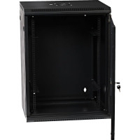 Серверный настенный шкаф W&T 15U 600х500 19 дюймов черный C156050BWTWOF