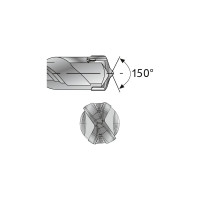 Бур SDS-plus 8,0х160х100 мм 4 резца KEIL TURBOHEAD Xpro 251080160
