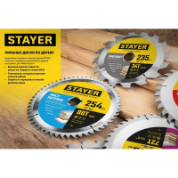 Пильный диск по ламинату STAYER Laminate 180x30/20 мм, 56Т, аккуратный рез 3684-180-30-56_z01