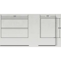 Подвесная база под раковину BelBagno ALBANO-600-2C-SO-RR