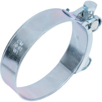 Одноболтовый силовой хомут NOVOCRAFT 86-91 мм, цинк, уп. 4 шт. RZN086091004