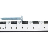 Саморез Квадра DIN 7981 5.5x38 цинк, кор. 100 шт., полусфера, шлиц PH3, острый 815538020100