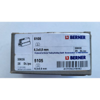Корпус комбинированного разъема BERNER 5105 2-контактный 30635
