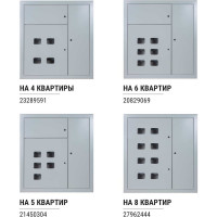 Корпус этажного щита TDM 2 квартиры, 1010х950х160 SQ0905-0161
